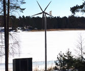 3KW Wind Turbine On Grid Power System Low Wind Start Reduce Electrical Bill